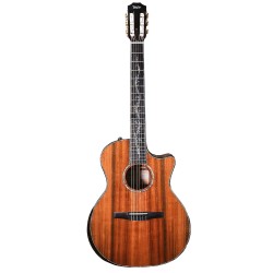 Taylor PS14ce-N Honduran Rosewood Sinker Redwood Nylon Acoustic Electric Guitar - Shaded Edgeburst