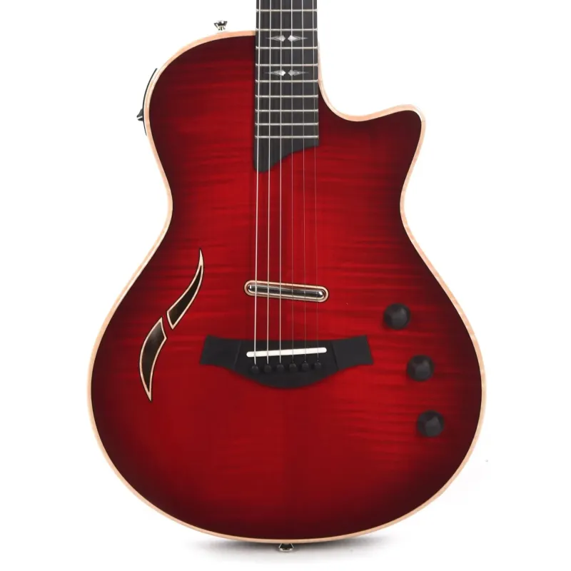 Taylor T5z Pro Hollowbody Electric Guitar - Cayenne Red,(PRE ORDER)
