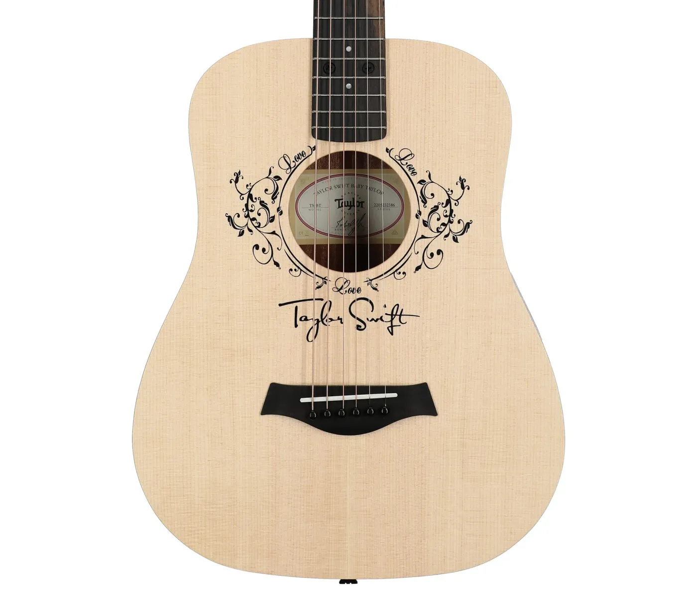 Taylor TS-BT Taylor Swift Baby Taylor Sitka Spruce Top - Natural