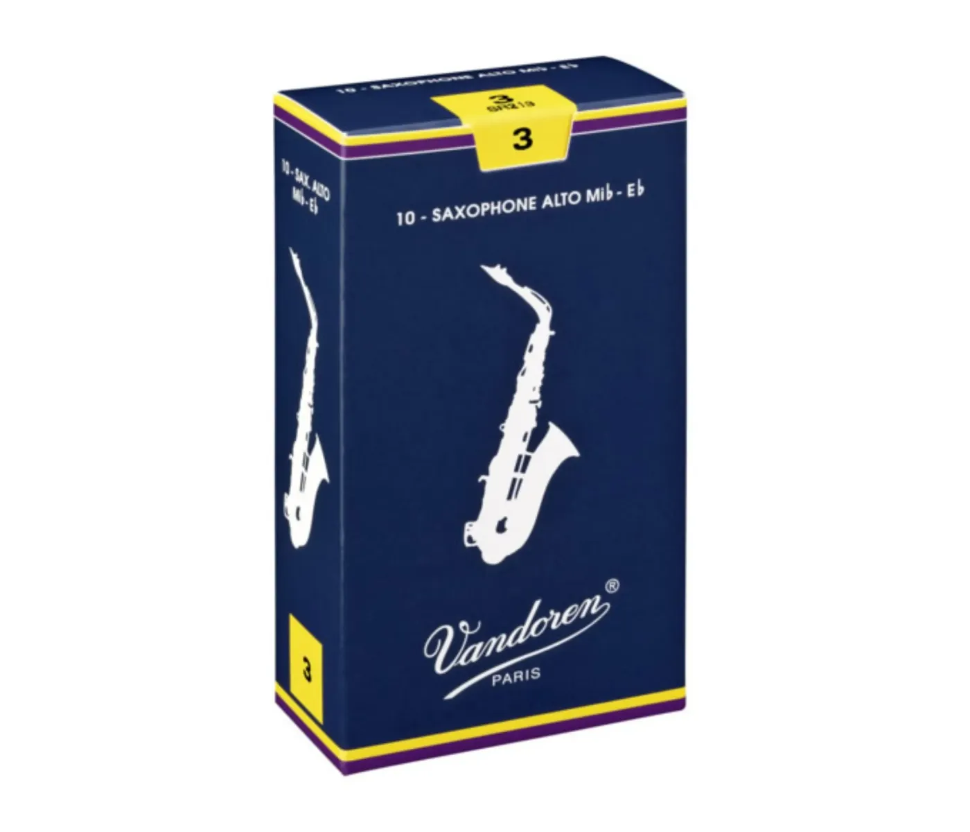 Vandoren Traditional SR2015 Soprano Saxophone Reeds - Strength 1.5 - 10 Pieces