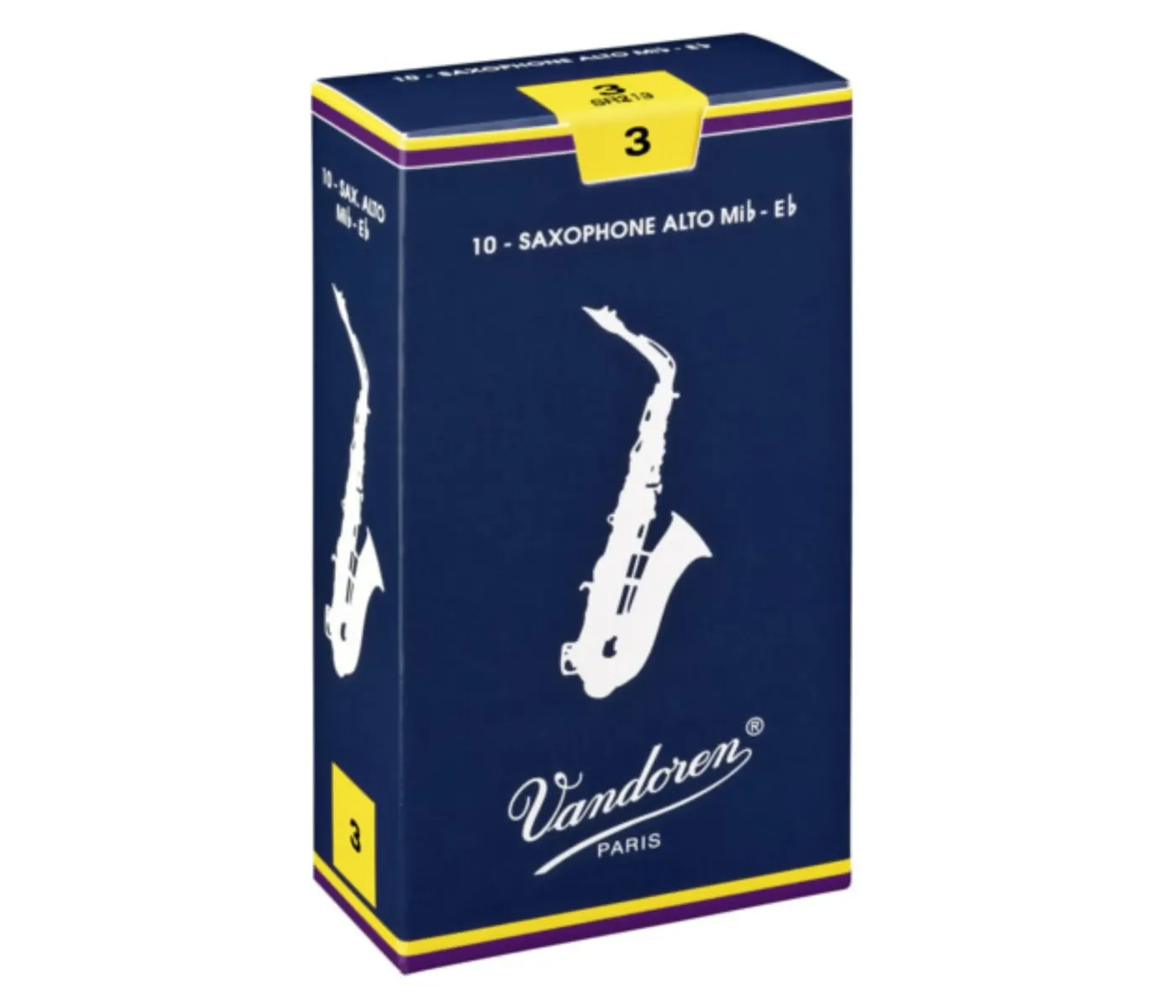 Vandoren Traditional SR202 Soprano Saxophone Reeds - Strength 2 - 10 Pieces