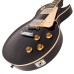 Vintage V100BLK Reissued Electric Guitar - Boulevard Gloss Black