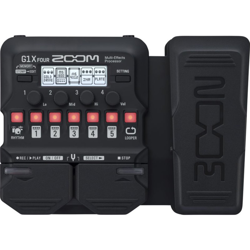 Zoom G1X FOUR Multi-Effects Processor with Expression Pedal