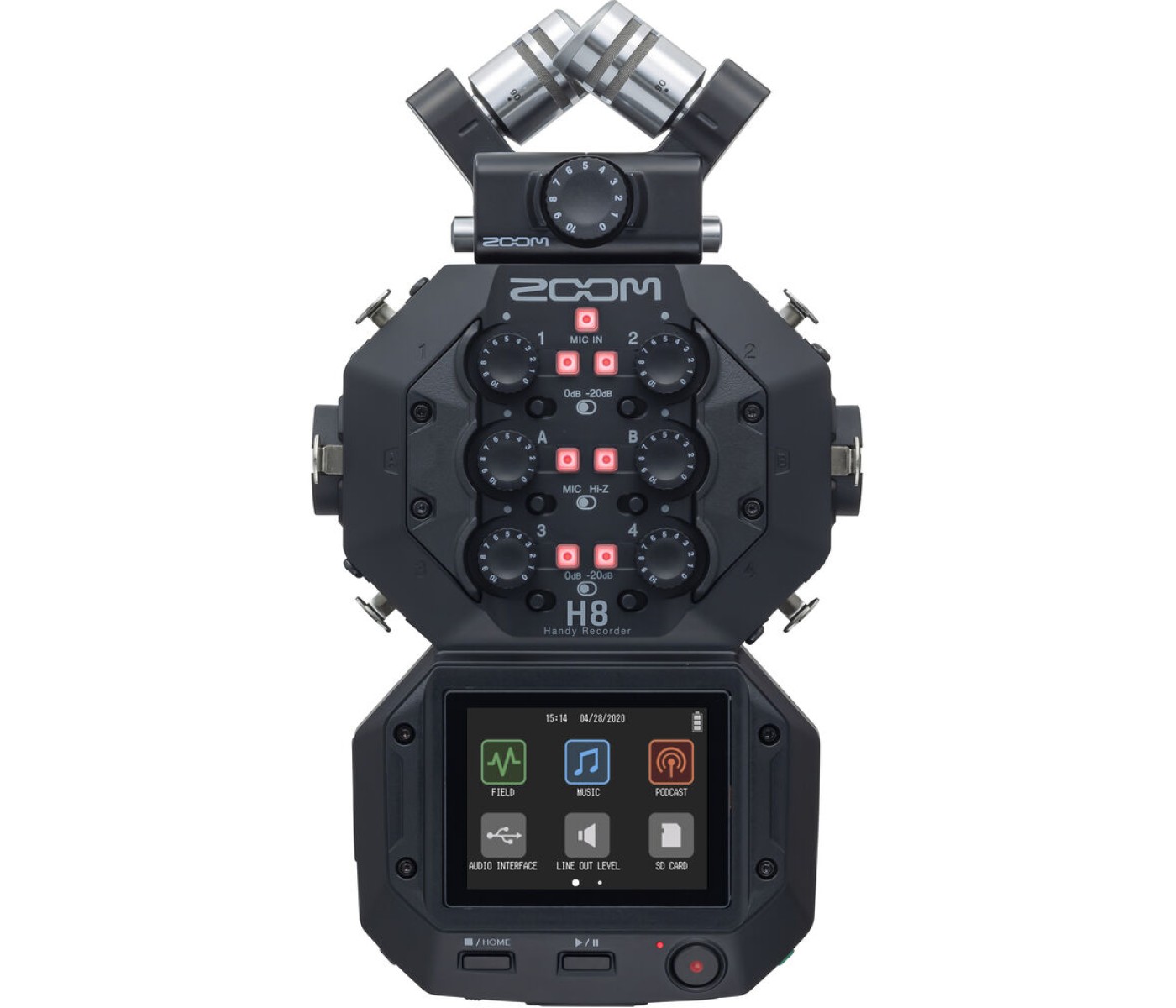 Zoom H8 8-Input / 12-Track Portable Handy Recorder- 2 Years Warranty Zoom H8 8-Input / 12-Track Portable Handy Recorder- 2 Years Warranty