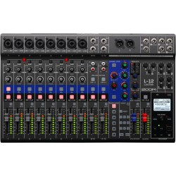 Zoom L-12 LiveTrak Digital Mixer Recorder - 12 Channels