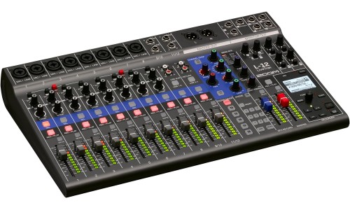 Zoom L-12 LiveTrak Digital Mixer Recorder - 12 Channels