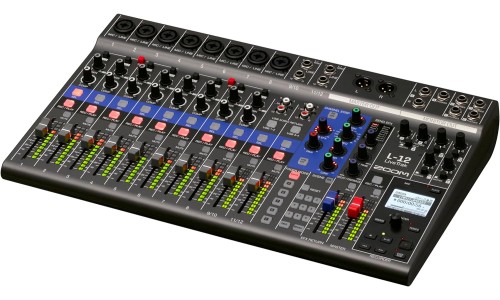 Zoom L-12 LiveTrak Digital Mixer Recorder - 12 Channels