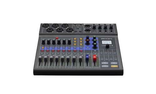 Zoom L-8 LiveTrak Digital Mixer - Recorder - 8 Channels