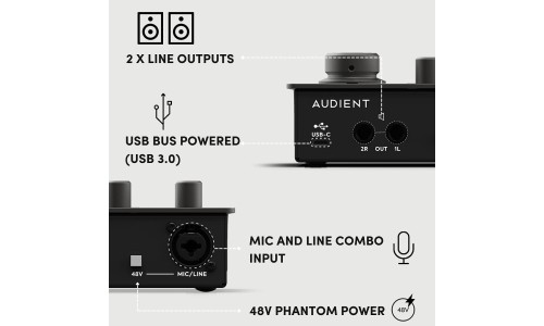 Audient iD4 MKII USB-C Audio Interface