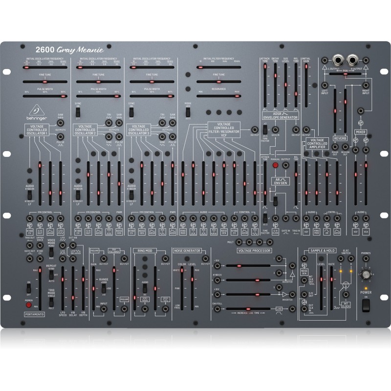 Behringer 2600 Gray Meanie Limited-Edition Analog Semi-modular Synthesizer