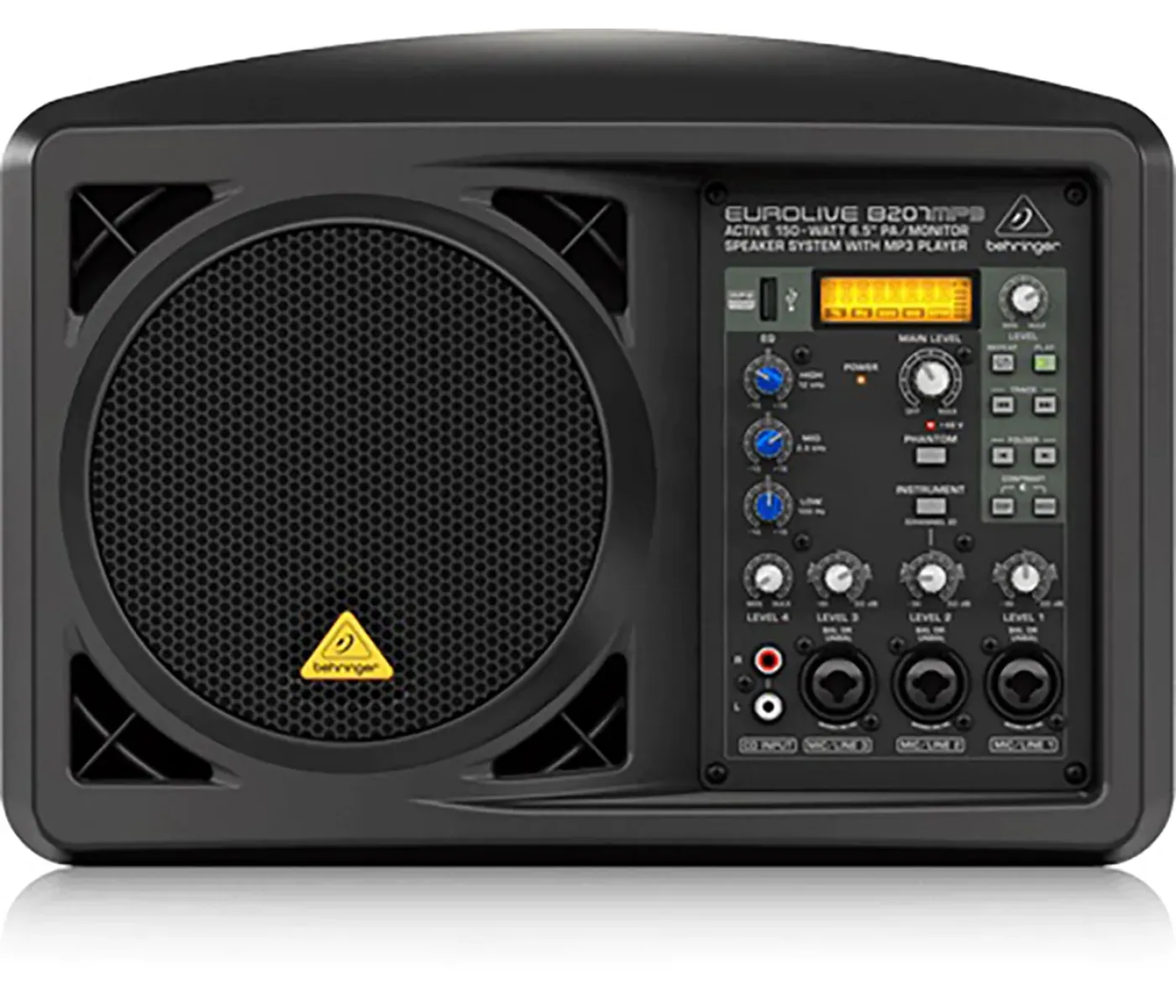 Behringer Eurolive B207MP3 150W 6.5 inch Personal PA/Monitor Speaker