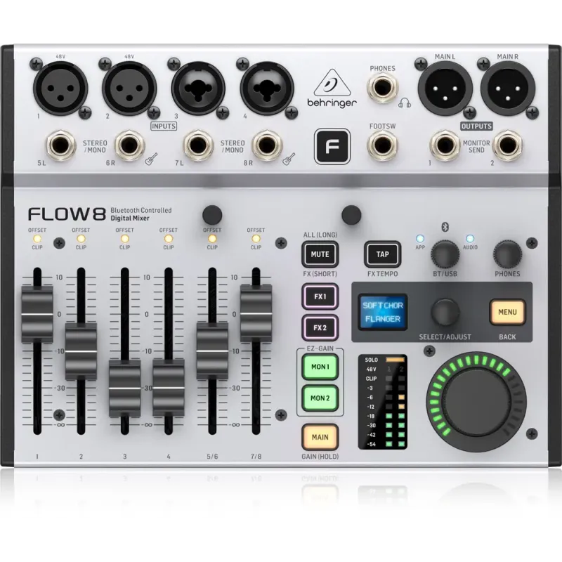Behringer FLOW  8 Input Digital Mixer with Bluetooth