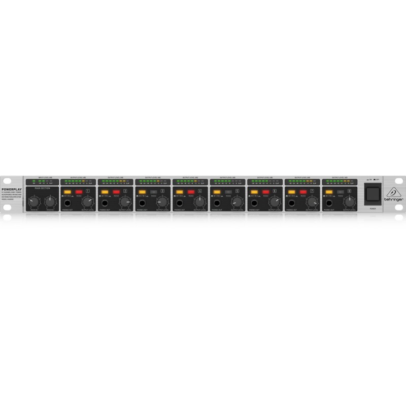 Behringer HA8000 V2 8-channel Headphone Mixing/Distribution Amplifier