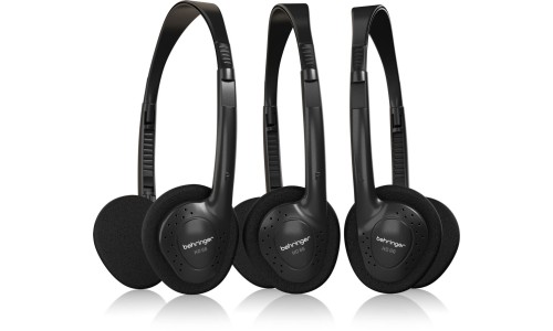 Behringer HO 66 Stereo Headphones - 3 Multipack