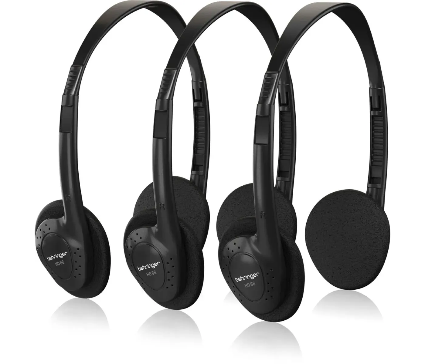 Behringer HO 66 Stereo Headphones - 3 Multipack