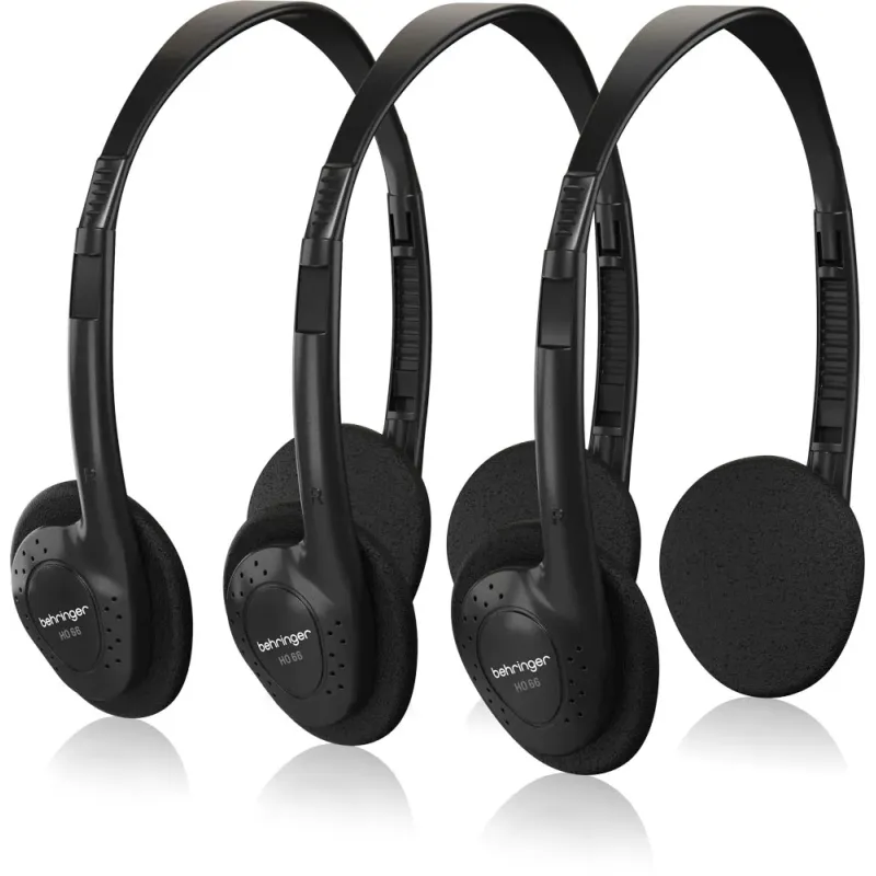 Behringer HO 66 Stereo Headphones - 3 Multipack Behringer HO 66 Stereo Headphones - 3 Multipack