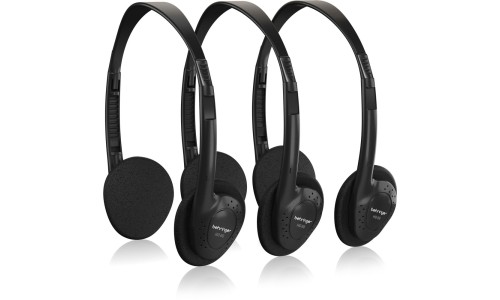 Behringer HO 66 Stereo Headphones - 3 Multipack