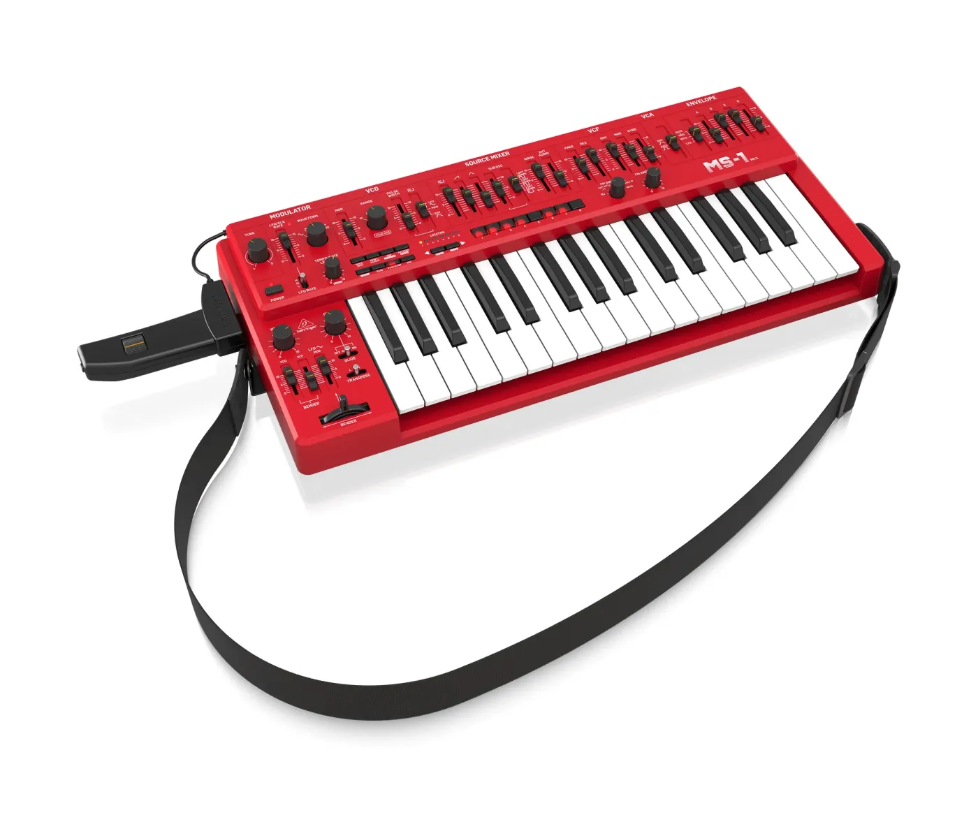 Behringer MS-1 MK II-RD Monophonic Analog Synthesizer 32 Key - Red
