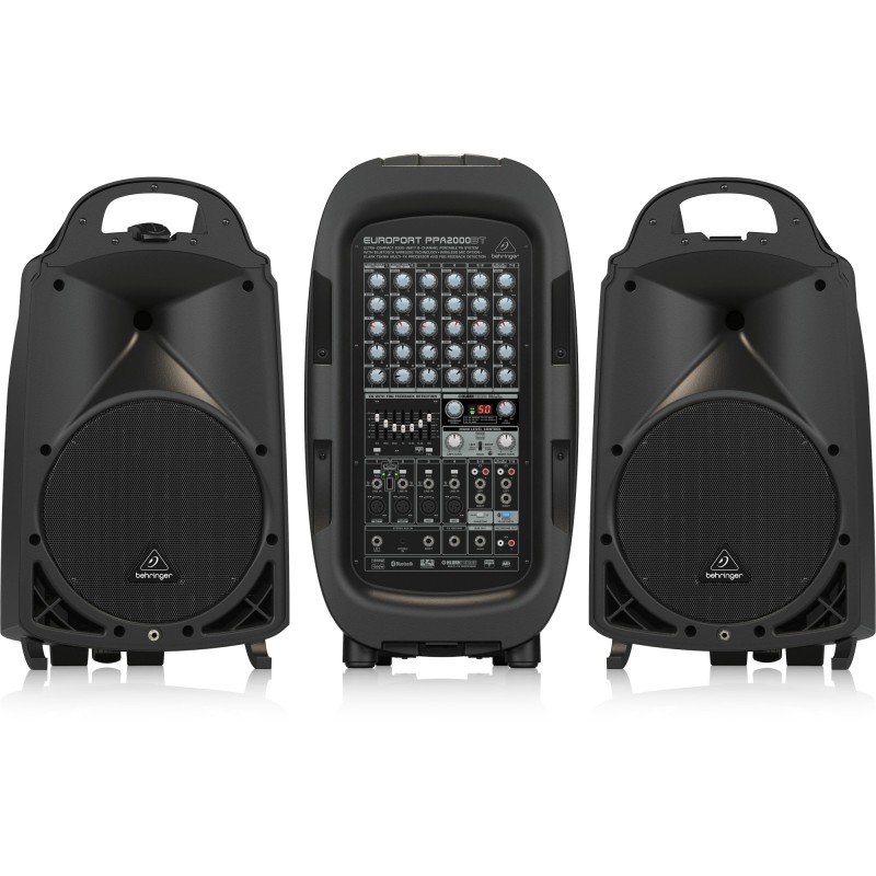 Behringer Europort PPA2000BT 8-channel Portable PA System with Bluetooth Behringer Europort PPA2000BT 8-channel Portable PA System with Bluetooth