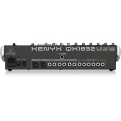 Behringer Xenyx QX1832USB Mixer with USB and Effects - 18 Channels