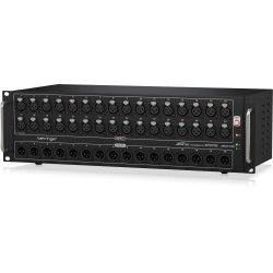 Behringer S32 32-channel Stage Box I/O Box with 32 Remote-Controllable Midas Preamps, 16 Outputs and AES50 Networking featuring Klark Teknik SuperMAC Technology