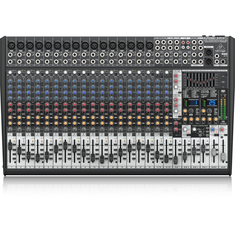 Behringer SX2442FX Eurodesk Studio /Live Mixer - 24 Input 4 Bus