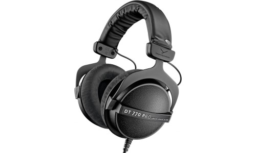 Beyerdynamic DT770PRO/250-BK Limited Edition 250 Ohm Closed Back Broadcast And Studio Headphones