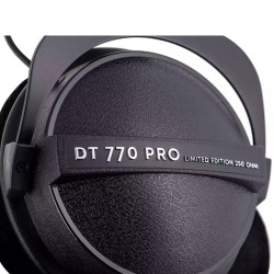 Beyerdynamic DT770PRO/250-BK Limited Edition 250 Ohm Closed Back Broadcast And Studio Headphones