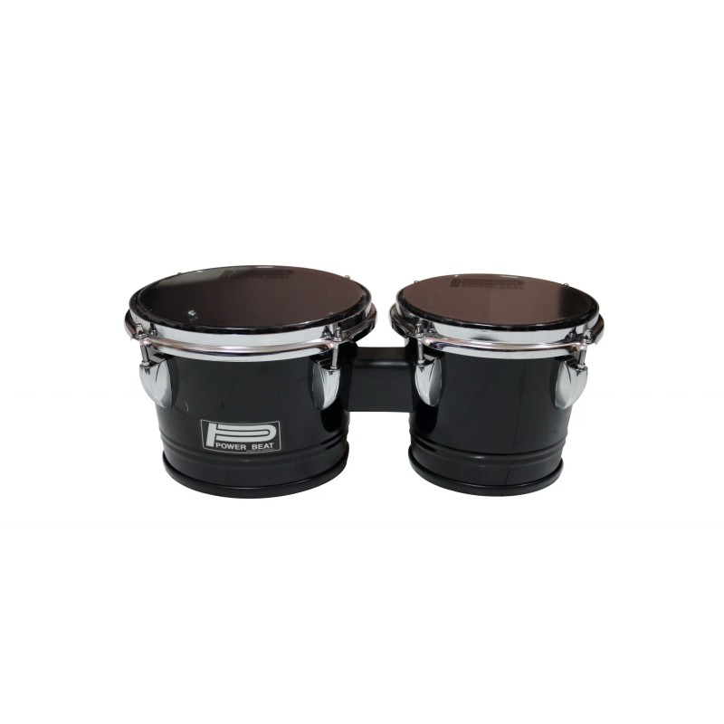 Power Beat BG27BK Bongo Metal Shell - Black