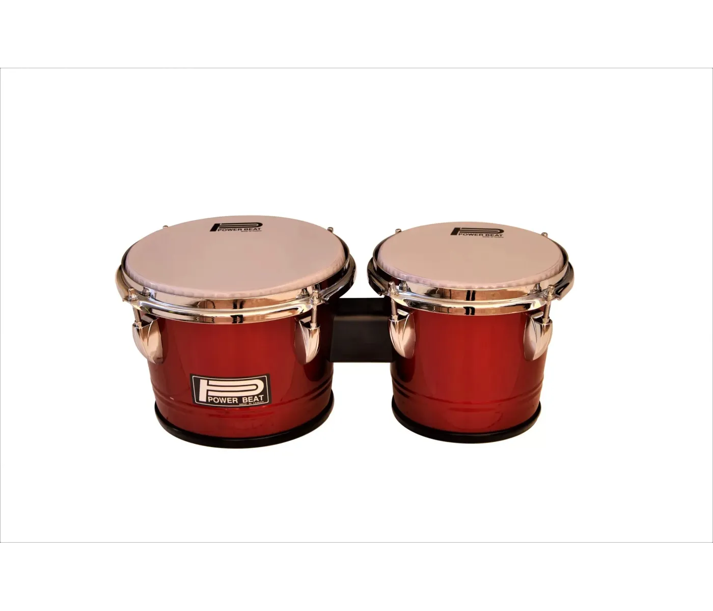 Power Beat BG27RD Bongo Metal Shell - Red