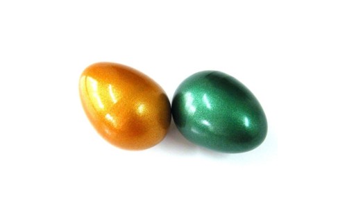 Power Beat P-29 Pair Egg Shaker Shiny Colored - You Can Select Your Color