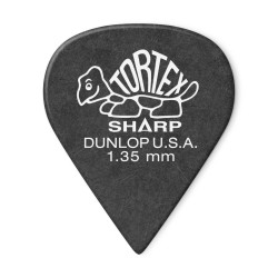 Jim Dunlop 412P1.35 Tortex® Sharp Pick 1.35mm - 12 Picks