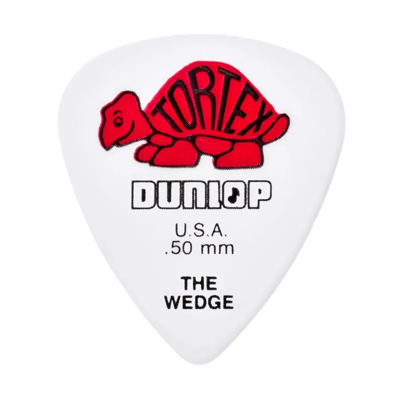 Jim Dunlop 424P.50 Tortex® Wedge Pick .50MM 12 Picks Jim Dunlop 424P.50 Tortex® Wedge Pick .50MM 12 Picks