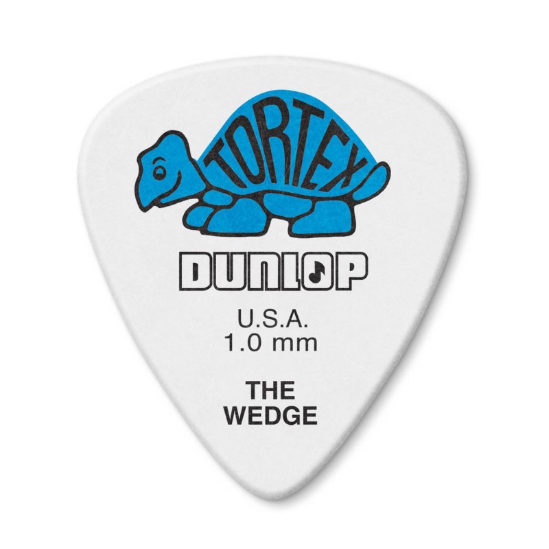 Jim Dunlop 424P1.0 Tortex® Wedge 1.00 mm - 12 Picks