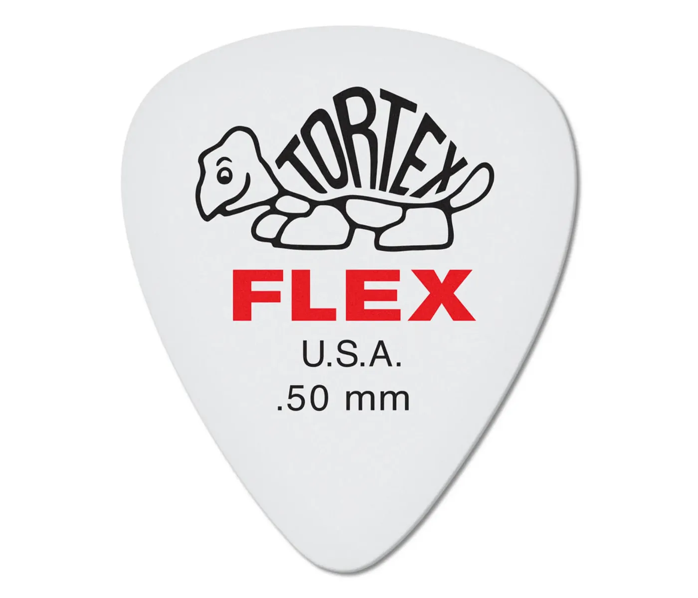 Jim Dunlop 428P.50 Tortex® Flex Standard Guitar Picks .50mm - 12 Picks