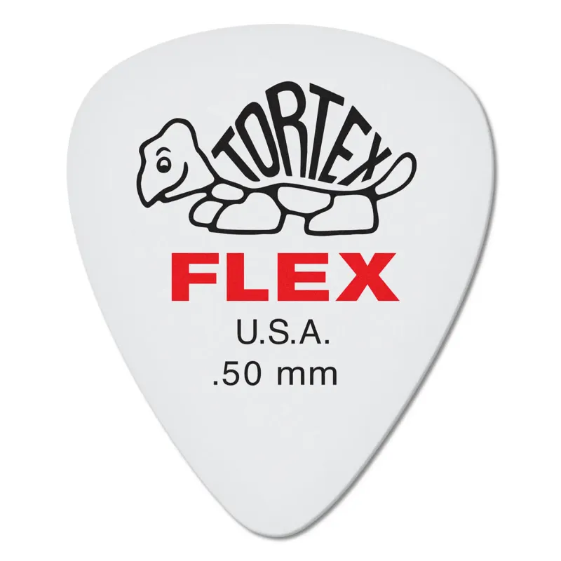 Jim Dunlop 428P.50 Tortex® Flex Standard Guitar Picks .50mm - 12 Picks Jim Dunlop 428P.50 Tortex® Flex Standard Guitar Picks .50mm - 12 Picks