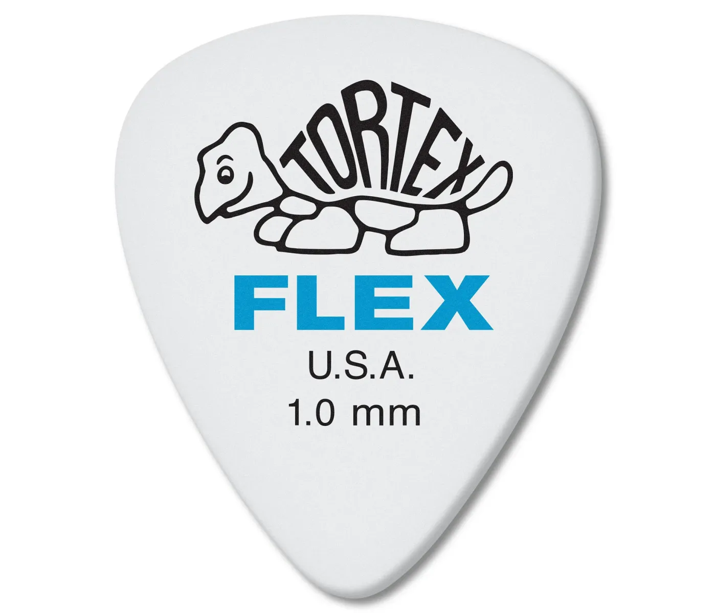 Jim Dunlop 428P1.0 Tortex® Flex Standard Guitar Picks 1.0mm - 12 Picks