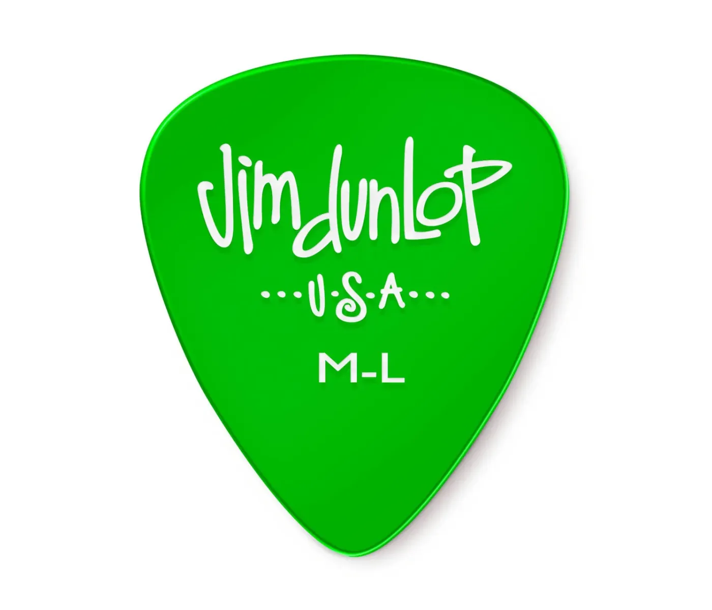 Jim Dunlop 486PML Gels Pick Medium Large Green - 12 Picks