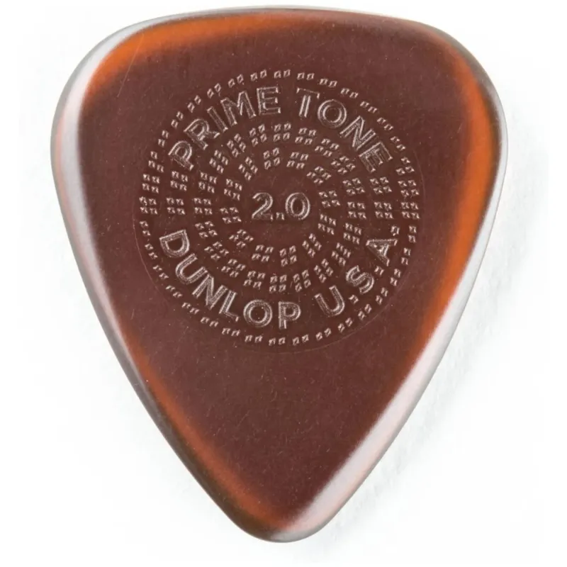 Jim Dunlop 510P2.0 Primetone Standard Pick with Grip 2.0mm - 3 Picks Jim Dunlop 510P2.0 Primetone Standard Pick with Grip 2.0mm - 3 Picks