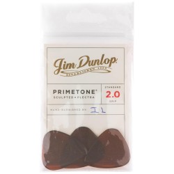 Jim Dunlop 510P2.0 Primetone Standard Pick with Grip 2.0mm - 3 Picks