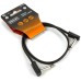 Jim Dunlop DCPR018 Right Angle to Right Angle Ribbon Pedalboard Patch Cable - 18 inch