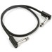 Jim Dunlop DCPR018 Right Angle to Right Angle Ribbon Pedalboard Patch Cable - 18 inch