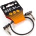 Jim Dunlop DCPR1 Right Angle to Ribbon Pedalboard Patch Cable - 1 foot