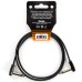 Jim Dunlop DCPR3 Right Angle to Right Angle Ribbon Pedalboard Patch Cable - 3 inch