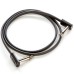 Jim Dunlop DCPR3 Right Angle to Right Angle Ribbon Pedalboard Patch Cable - 3 inch
