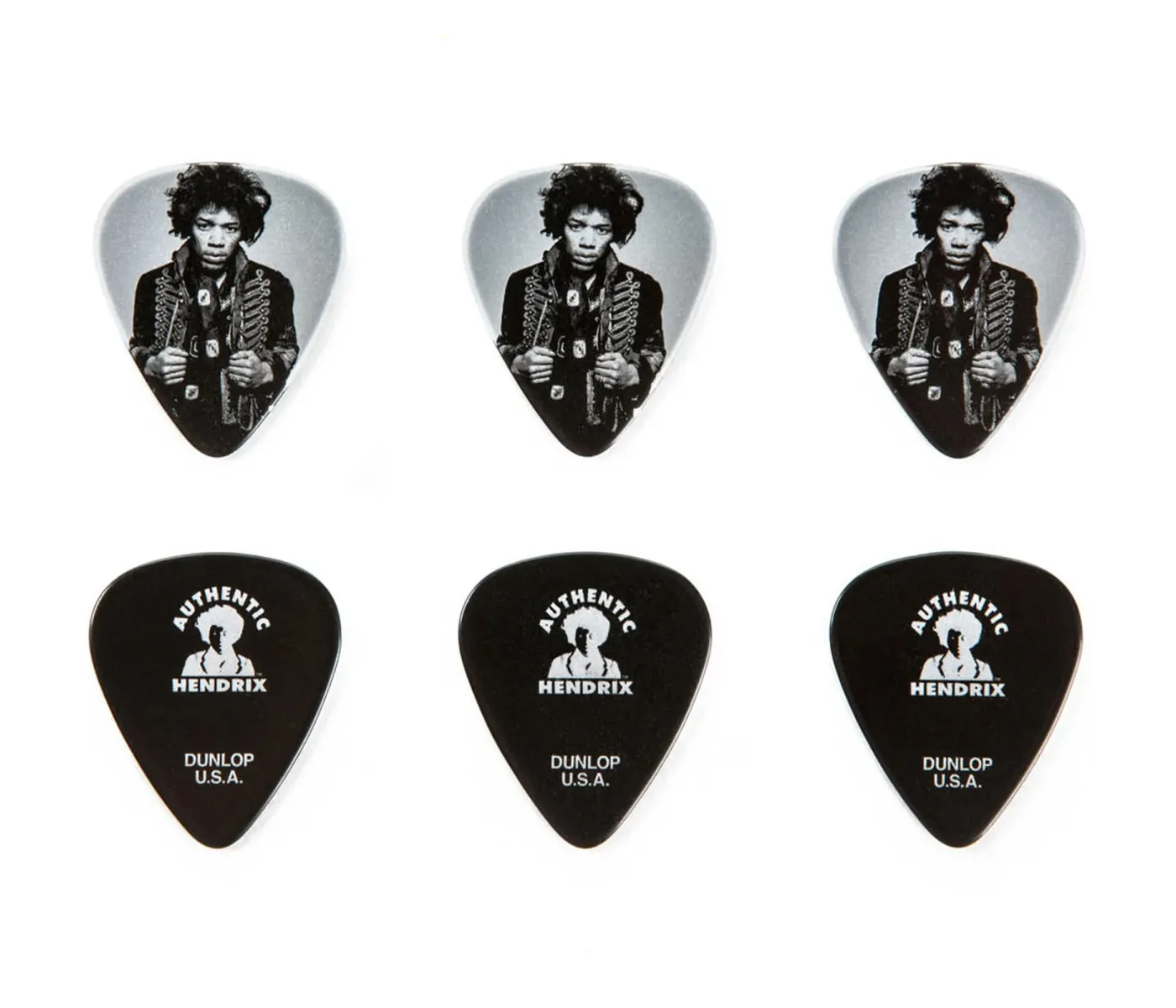 Jim Dunlop JH-CT14H Jimi Hendrix™ Pick Tin Collector Series - 6 Picks