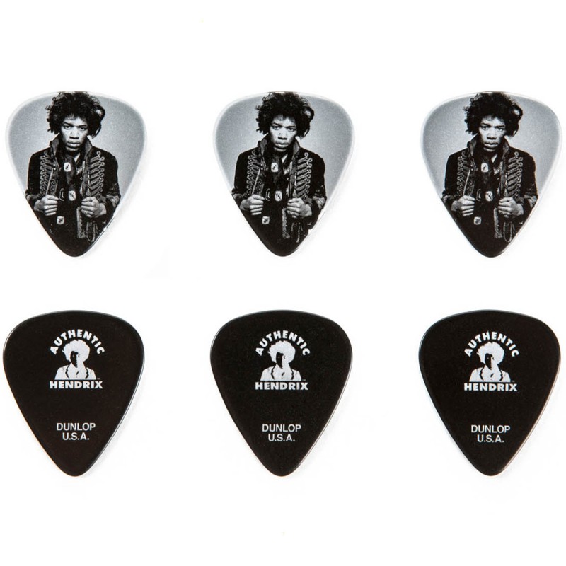 Jim Dunlop JH-CT14H Jimi Hendrix™ Pick Tin Collector Series - 6 Picks