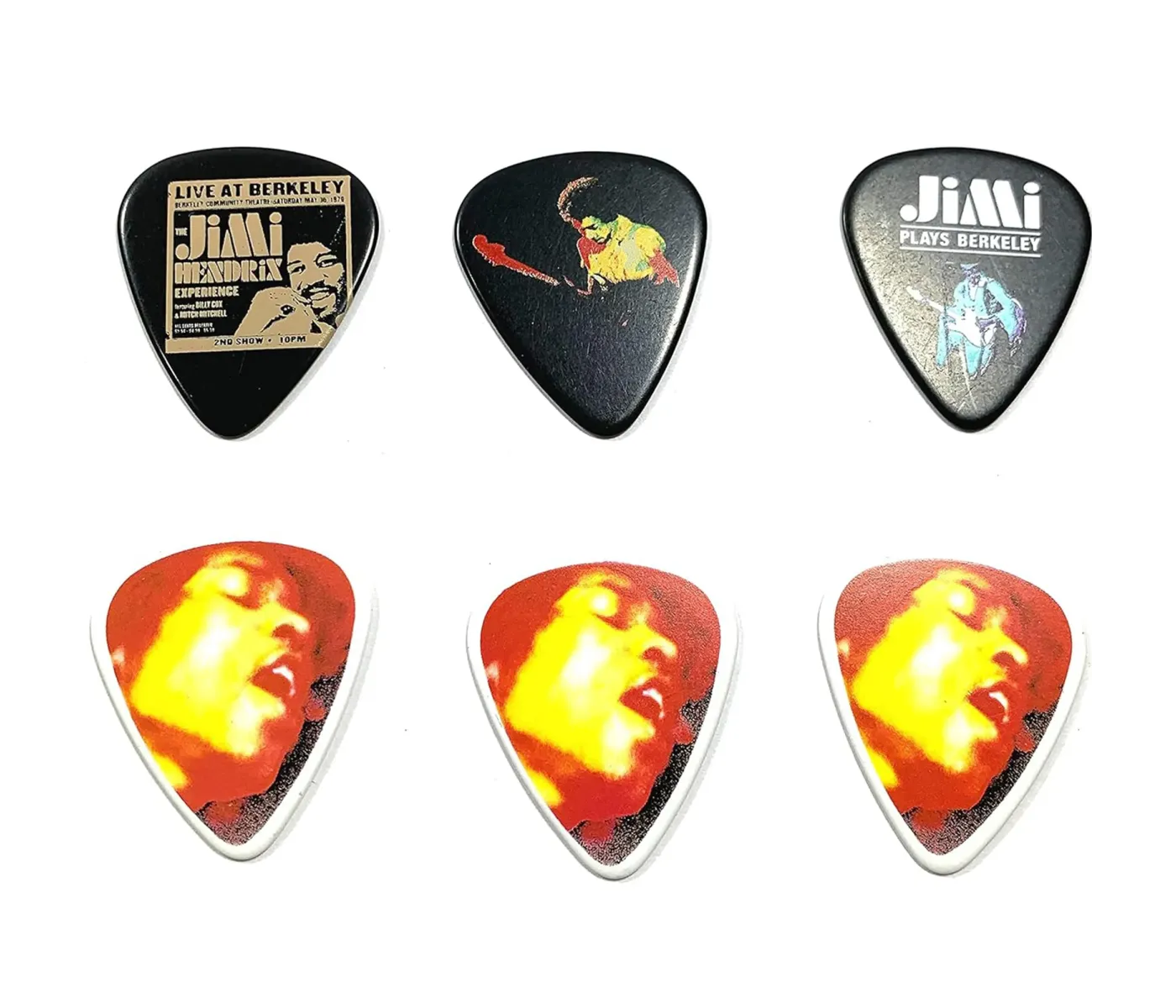 Jim Dunlop JHP03H Jimi Hendrix™ Electric Ladyland Pick - 6 Picks