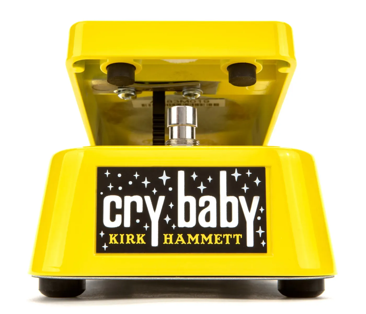 Jim Dunlop KH95Y Kirk Hammett Signature Cry Baby Wah Pedal - Yellow Sparkle