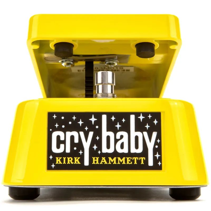 Jim Dunlop KH95Y Kirk Hammett Signature Cry Baby Wah Pedal - Yellow Sparkle Jim Dunlop KH95Y Kirk Hammett Signature Cry Baby Wah Pedal - Yellow Sparkle